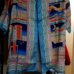 Casablanca Short Sleeves Silk Shirt